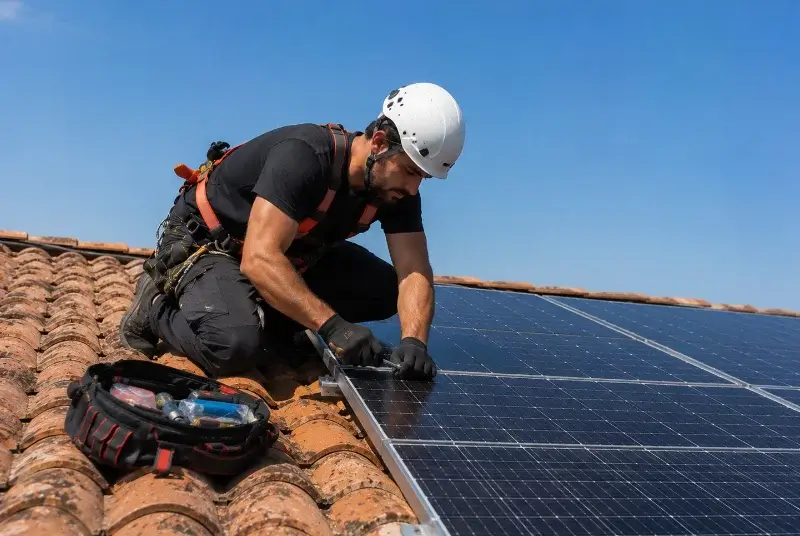 Maintenance et monitoring de panneaux solaires à Rives