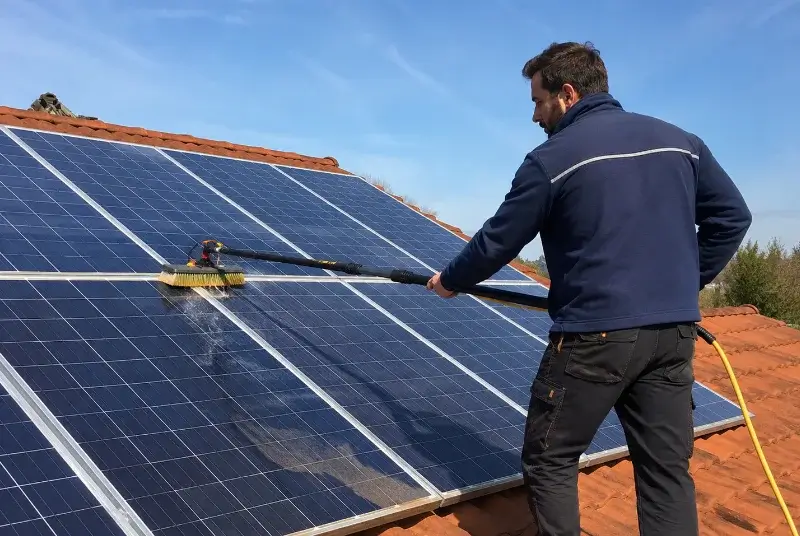 Nettoyage et entretien de panneaux solaires à Rives
